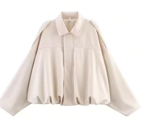 Vintage Suede Casual Bomber Jacket