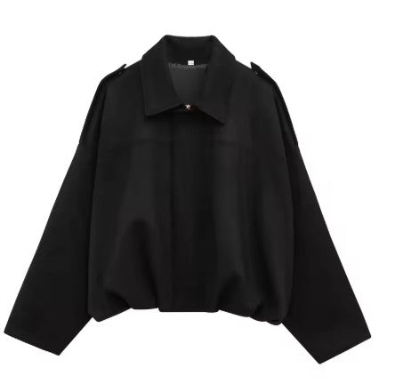 Vintage Suede Casual Bomber Jacket