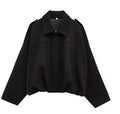 Vintage Suede Casual Bomber Jacket