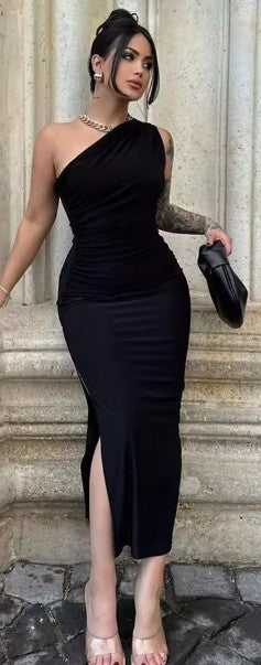 Midnight Classic Slim Maxi Dress