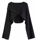 Cozy Cross Knit Crop