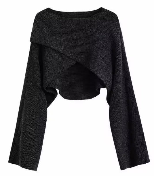 Cozy Cross Knit Crop
