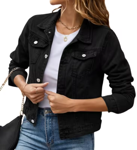 Cropped Denim Jacket
