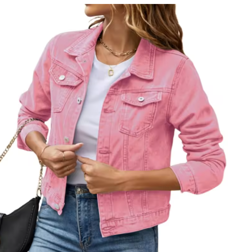 Cropped Denim Jacket