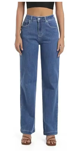 Stretch Straight Jeans