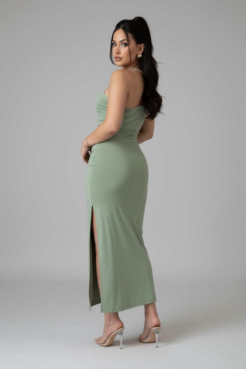 Classic Slim Maxi Dress