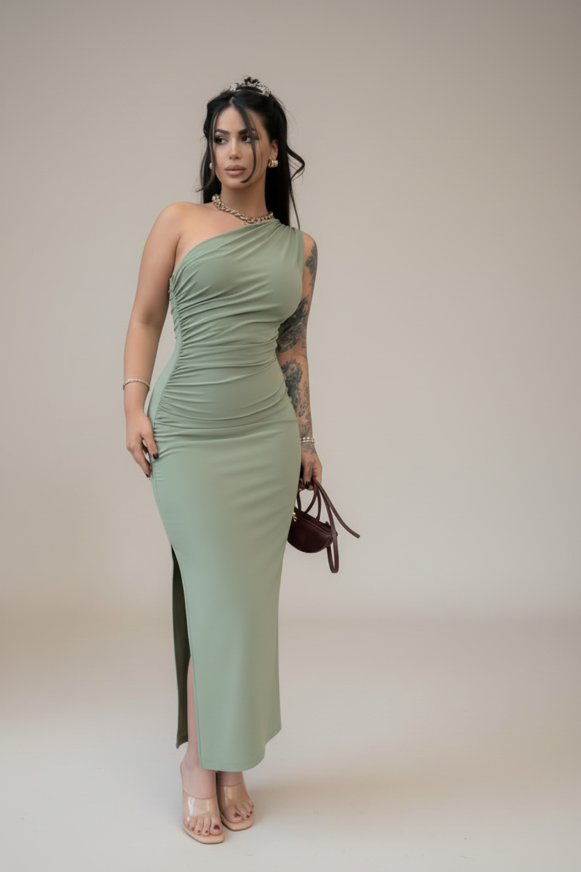 Classic Slim Maxi Dress