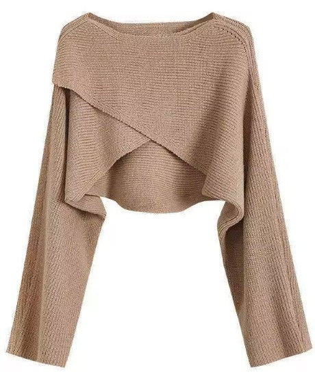 Cozy Cross Knit Crop