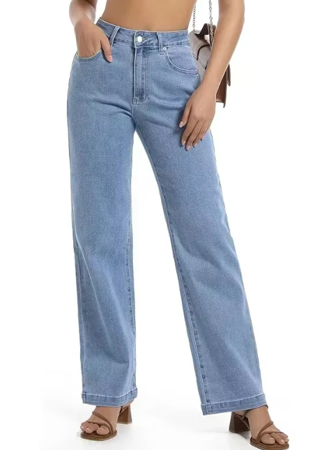 Stretch Straight Jeans
