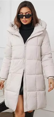 Long Winter Puffer Jacket