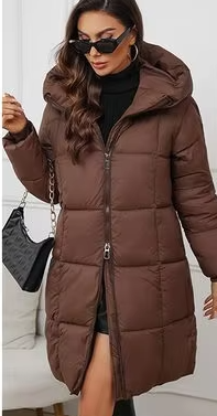 Long Winter Puffer Jacket