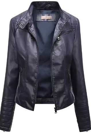 Urban Curve Leather Jacket