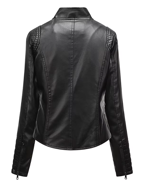 Urban Curve Leather Jacket