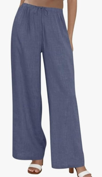 CozyFlow Linen Wide Pants