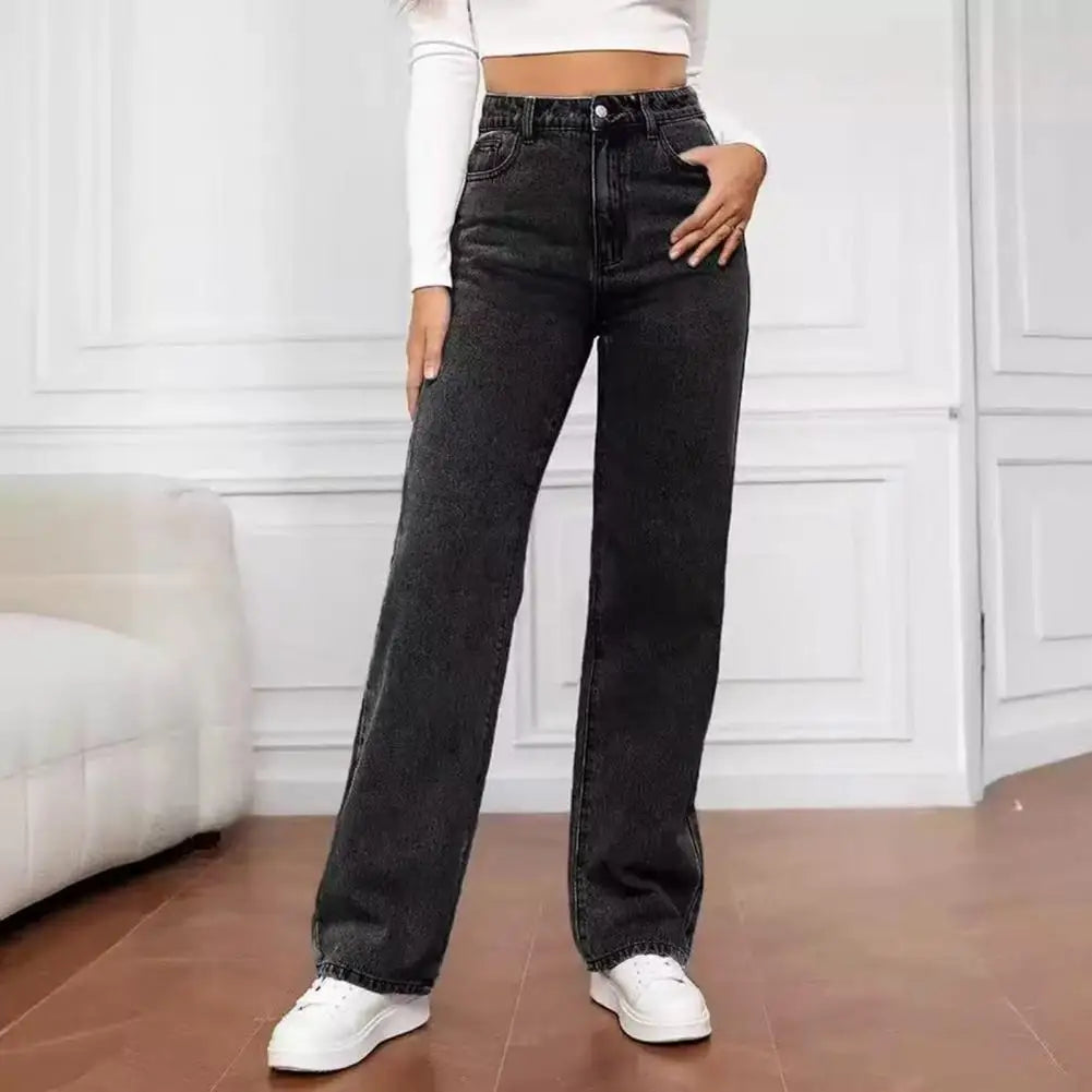 Everyday Stretch Wide Leg Jeans