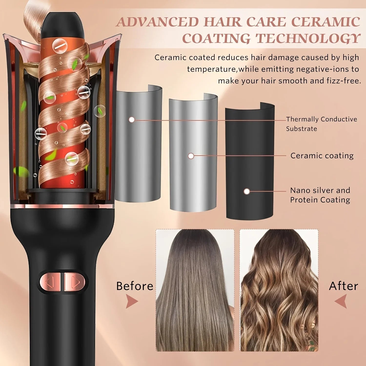 Automatic Ceramic Curl Styler Pro