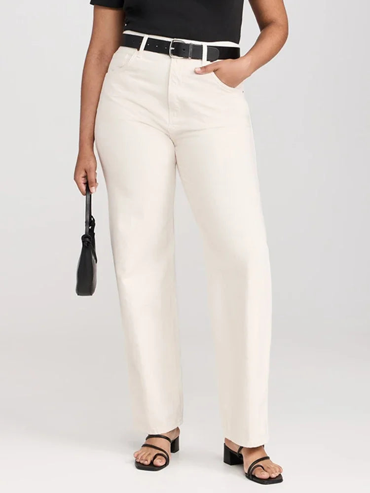 Stretch Straight Jeans