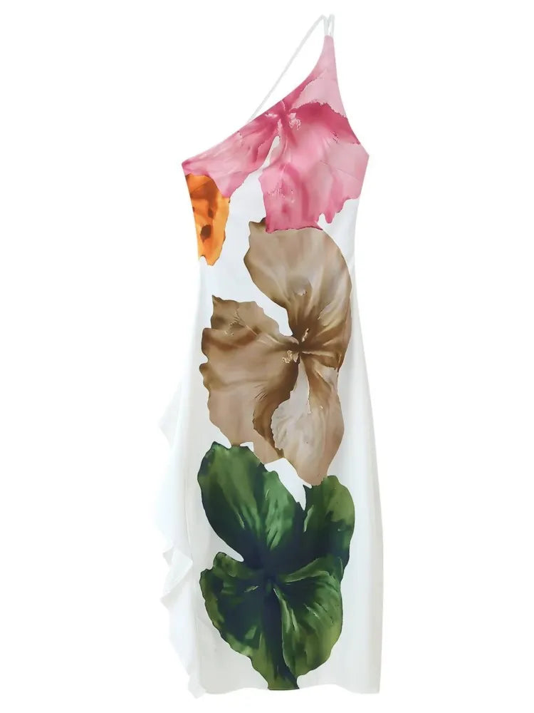 Summer Curling Edge Gown