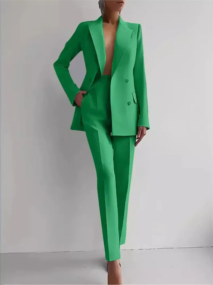 Sharp Two-Piece Office Suit