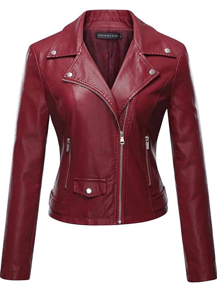 Rogue Moto PU Leather Jacket