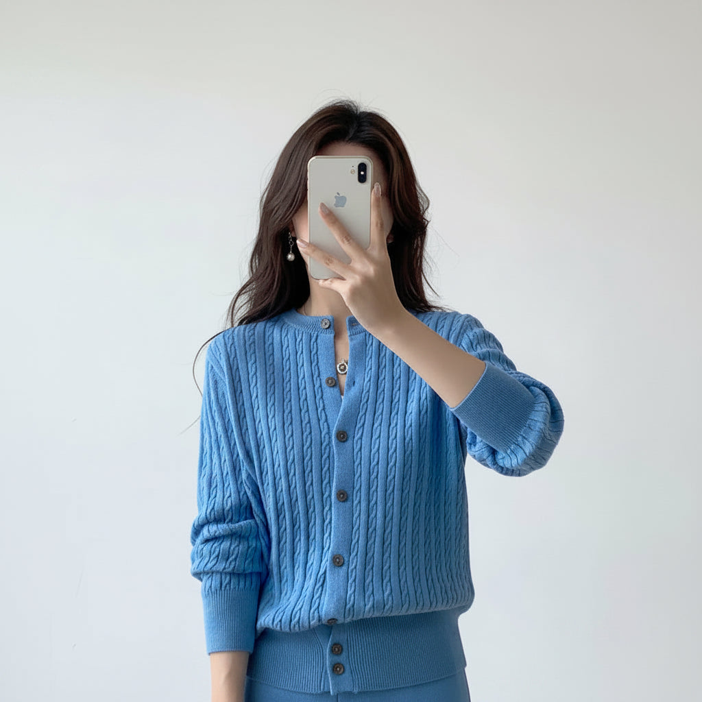 Cotton Twist Cardigan