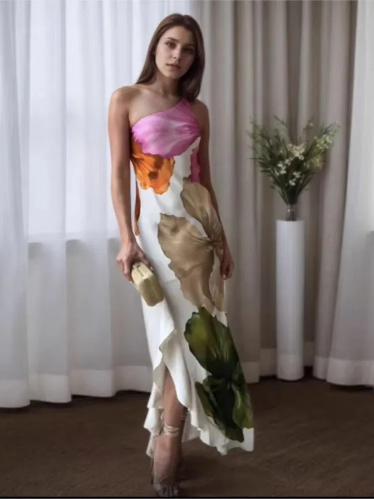 Summer Curling Edge Gown