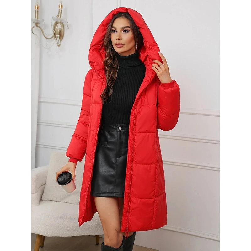 Long Winter Puffer Jacket