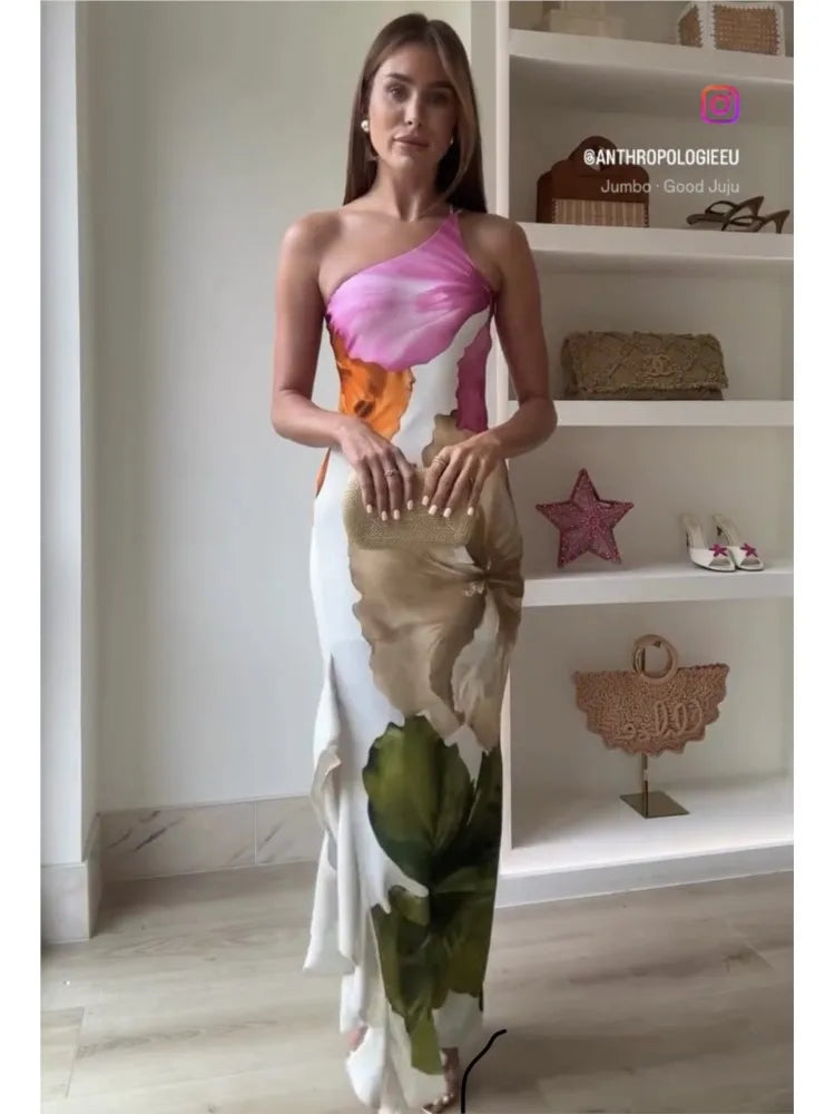 Summer Curling Edge Gown