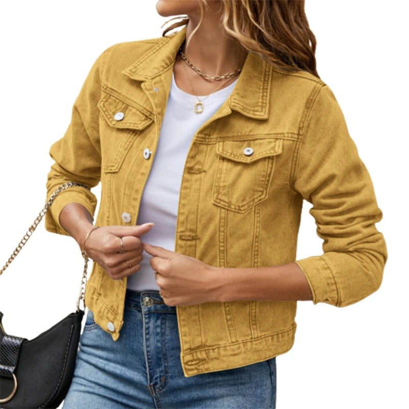 Cropped Denim Jacket