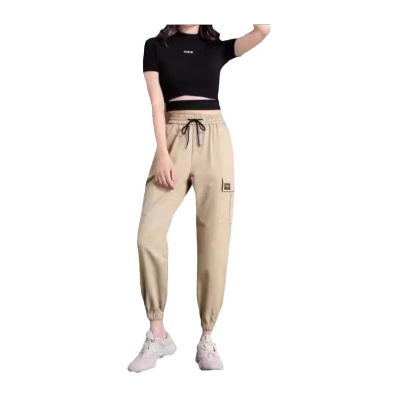 Slim Fit High Waist Wide Leg Pants
