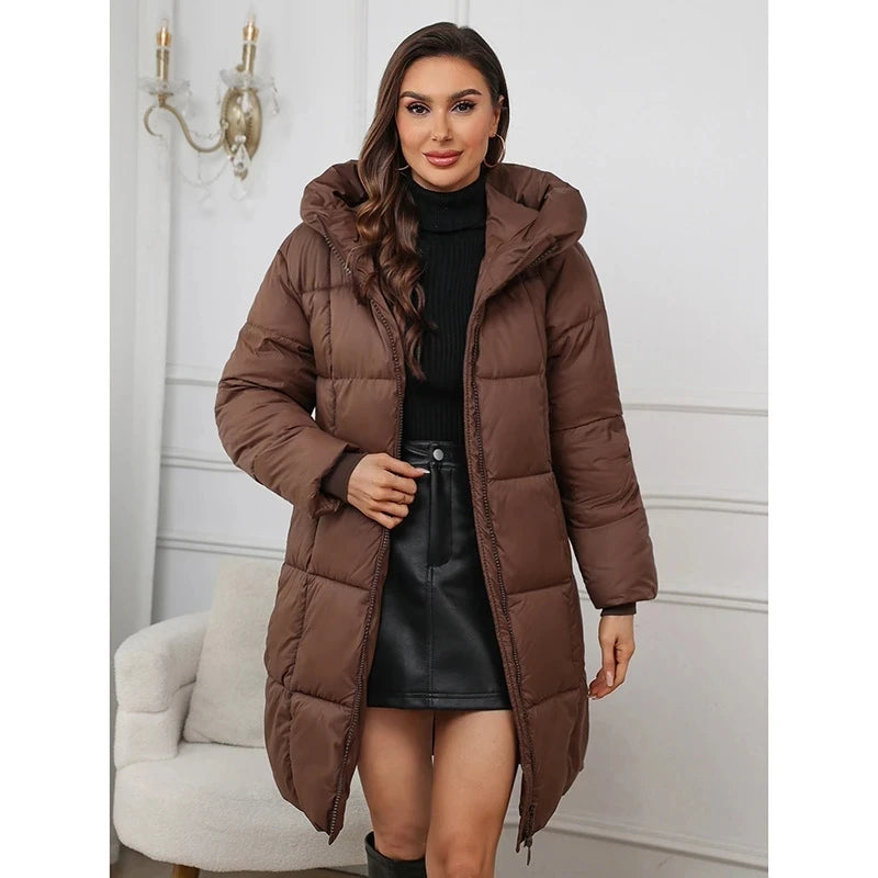 Long Winter Puffer Jacket