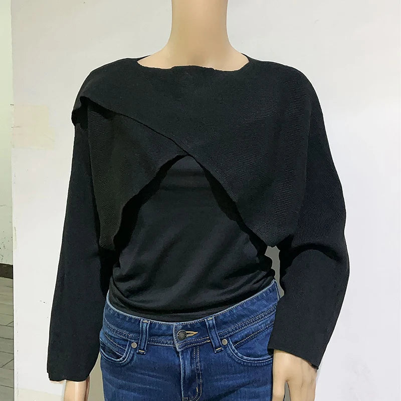 Cozy Cross Knit Crop
