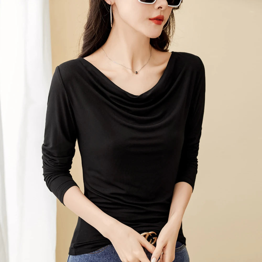 Korean Comfort V-Neck Tee