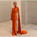 Satin Halter Backless Maxi Dress