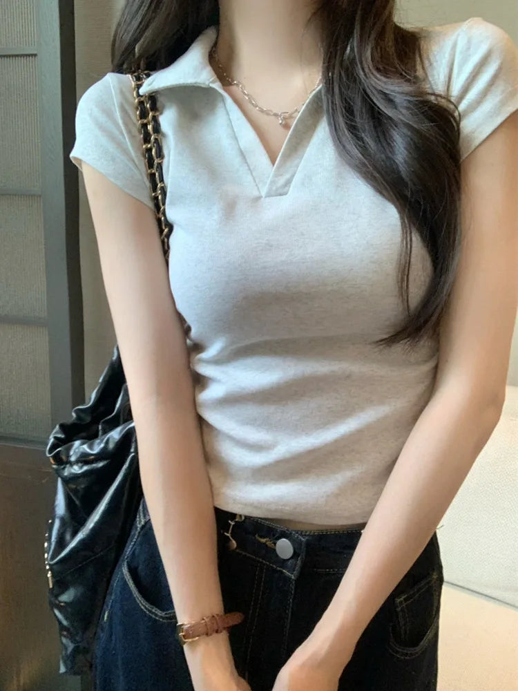 Summer Slim Polo Tee