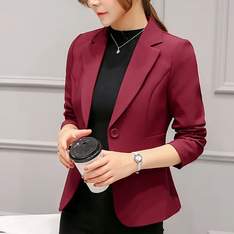City Tailored Blazer Classic Office Coat