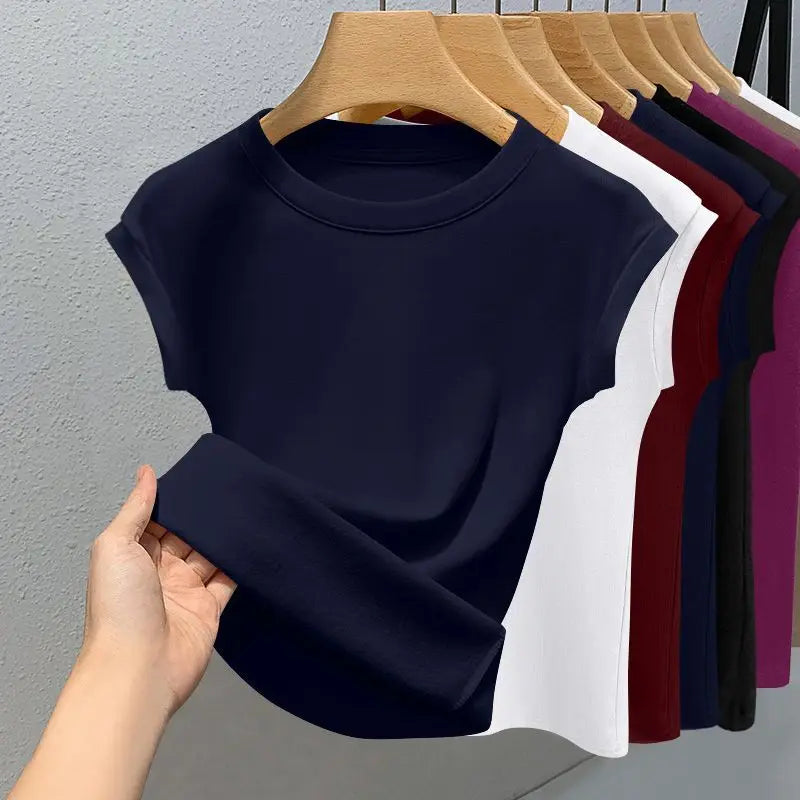 Essential Ribbed Summer Base Tee