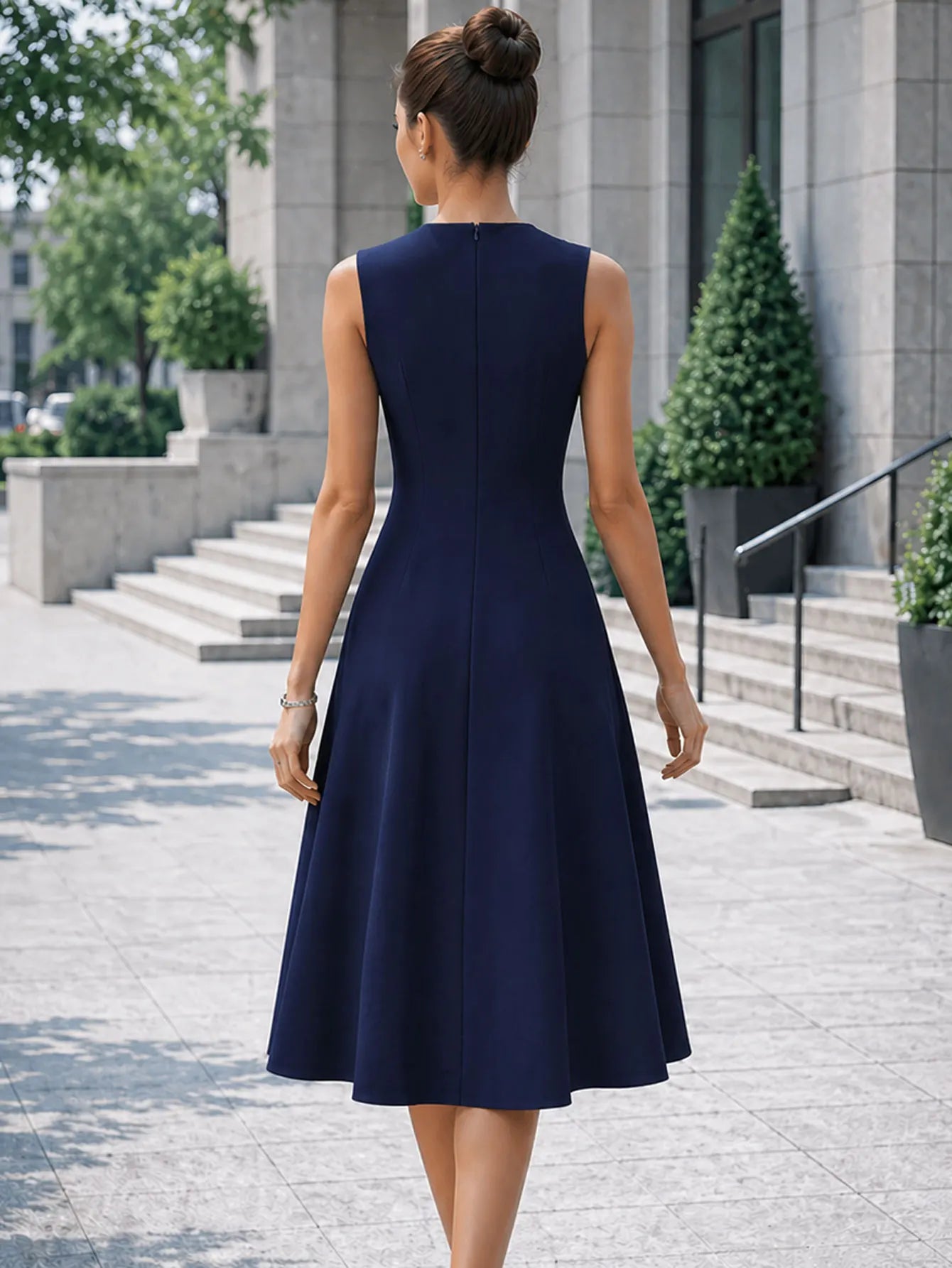 Everyday Slim Ruffle Dress