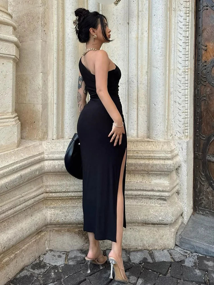 Midnight Classic Slim Maxi Dress