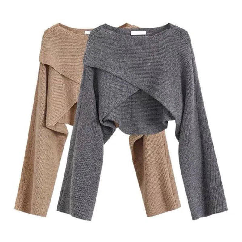 Cozy Cross Knit Crop