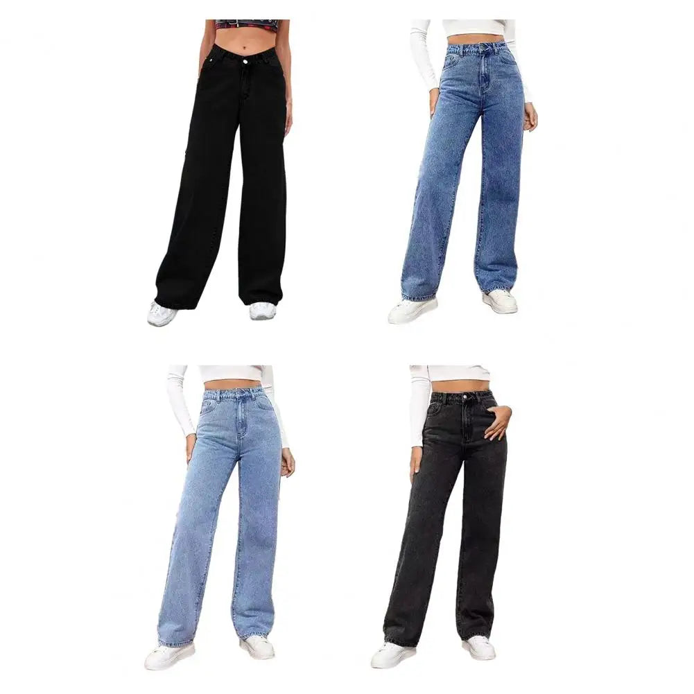 Everyday Stretch Wide Leg Jeans