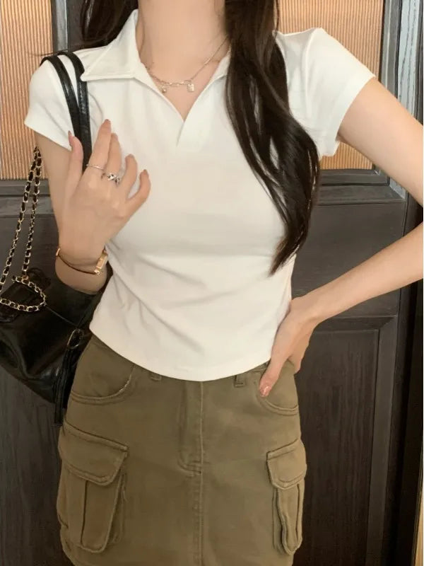 Summer Slim Polo Tee