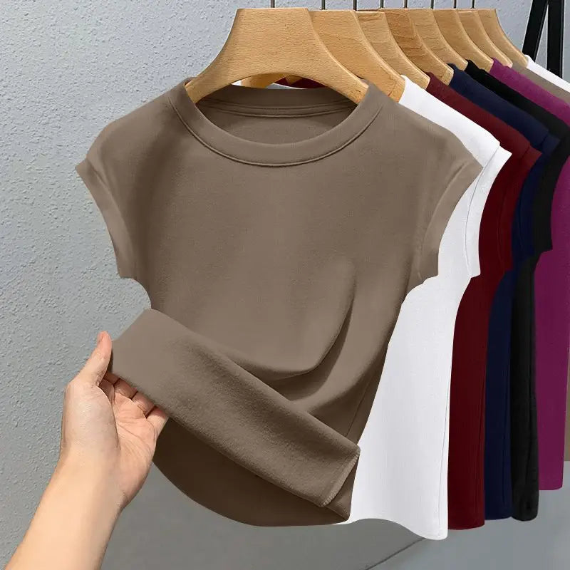 Essential Ribbed Summer Base Tee
