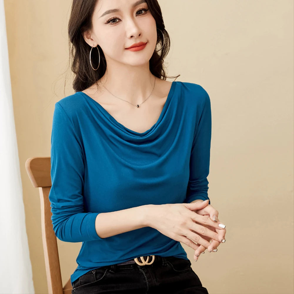 Korean Comfort V-Neck Tee