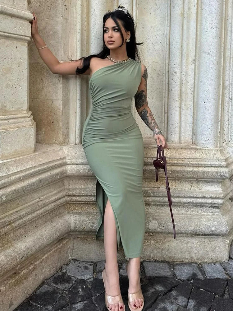 Midnight Classic Slim Maxi Dress
