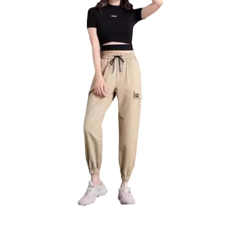 Slim Fit High Waist Wide Leg Pants