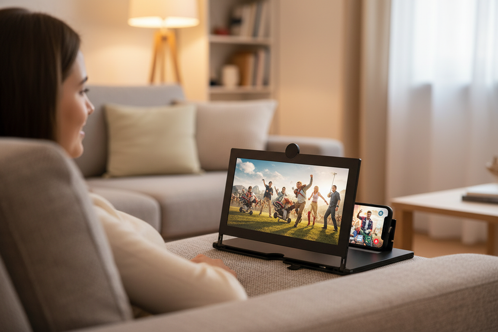 Pocket Screen Booster - Couch Lifestyle