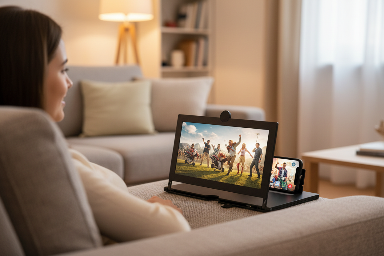 Pocket Screen Booster - Couch Lifestyle