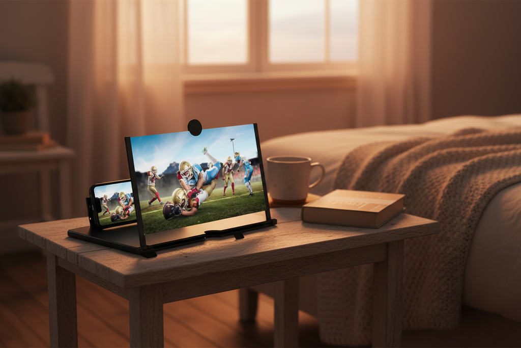 Pocket Screen Booster - Bedroom Lifestyle